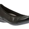 Earth Alder Varden Black Leather Ballet Flat Shoe | Women Women's Dress Casual | Women's Casual