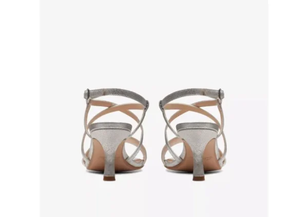 Clarks Amali Buckle Silver | Women Women's Sandal