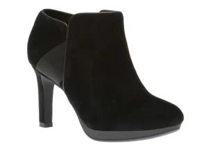 Clarks Ambyr Gem Black Sued | Women Women's Boot