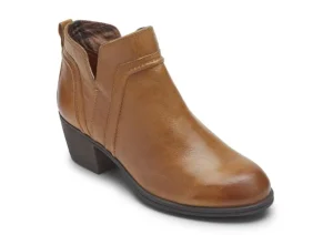 Cobb Hill Anisa V-Cut Yellow Amber Bootie | Women Women's Dress Boot