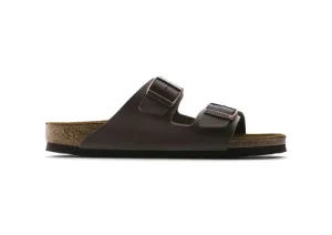 Birkenstock Arizona Birko-Flor Dark Brown Slide Sandal | Women Unisex Sandal | Men's Slide