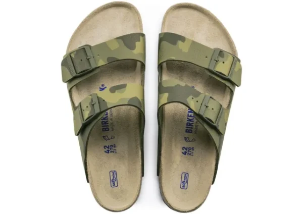 Birkenstock Arizona S Camo Green | Men's Slide