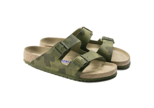 Birkenstock Arizona S Camo Green | Men's Slide