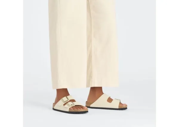 Birkenstock Arizona Soft Ecru | Women Women's Slide