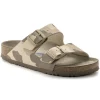 Birkenstock Arizona Soft Footbed Desert Soil Camo Grey Slide Sandal | Women Women's Slide | Women's Sandal