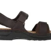 Naot Arthur Coal Nubuck Leather Adjustable Straps Casual Sandal | Men's Sandal