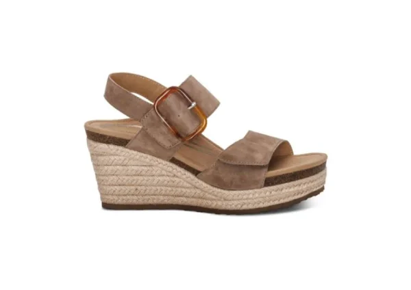 Aetrex Ashley Taupe | Women Women's Sandal