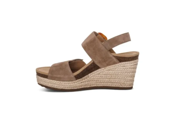 Aetrex Ashley Taupe | Women Women's Sandal