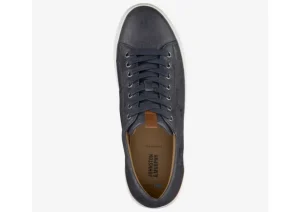 Johnston & Murphy Banks Navy Leather Lace-Up Sneaker | Men's Casual