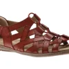 Earth Belle Bridget Red Leather Sandal | Women Women's Sandal