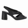 Piccadilly Black Napa Str/Derby | Women Women's Sandal