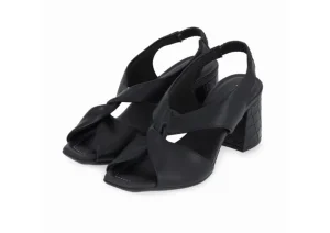 Piccadilly Black Napa Str/Derby | Women Women's Sandal