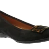 Gabor 54.164.37 Black Tortoise Buckle Ballet Flat | Women Women's Dress Casual