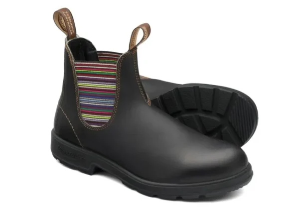 Blundstone 1409 - Original Stout Brown Striped Elastic Boot | Women Women's Casual | Women's Boot