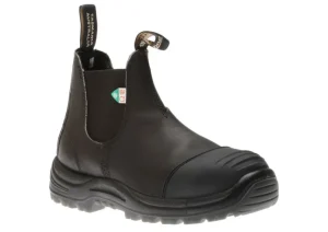 Blundstone 168 - Work & Safety Rubber Toe Cap Black Boot | Women Work Boots | Men's Boot