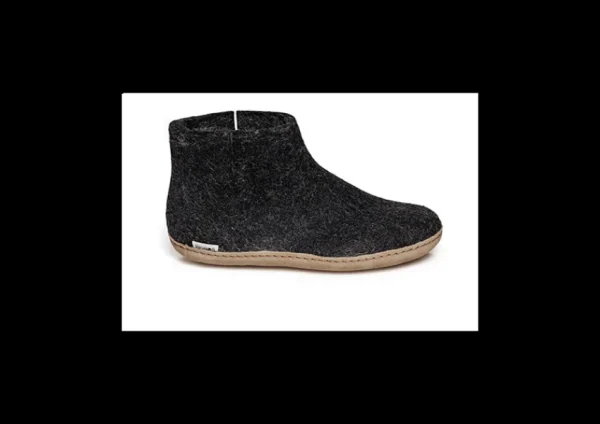 Glerups Boot Charcoal | Men's Slipper