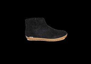 Glerups Boot Charcoal Rubber | Men's Slipper