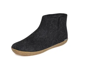 Glerups Boot Charcoal Rubber | Men's Slipper