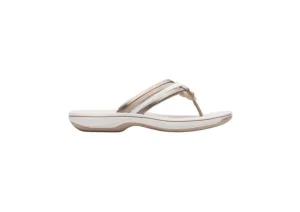 Clarks Breeze Coral Metal | Women Women's Toe Thong