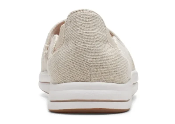 Clarks Breeze Step Beige Canvas Slip-On Sneaker | Women Women's Walking | Women's Casual