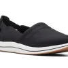 Clarks Breeze Step Black Slip-On Canvas Sneaker | Women Women's Walking | Women's Casual