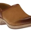 Dansko Brenna Tan Burnished | Women Women's Clog