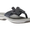 Clarks Brinkley Flora Blue | Women Women's Toe Thong