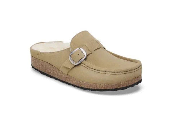 Birkenstock Buckley Shear Taupe | Women Women's Clog