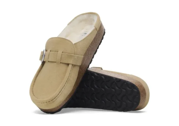 Birkenstock Buckley Shear Taupe | Women Women's Clog