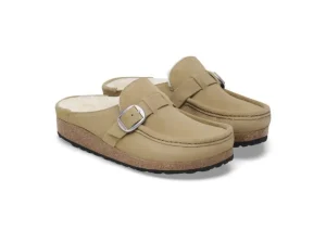 Birkenstock Buckley Shear Taupe | Women Women's Clog