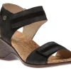 Romika Calgary 03 Black Wedge Sandal | Women Women's Sandal