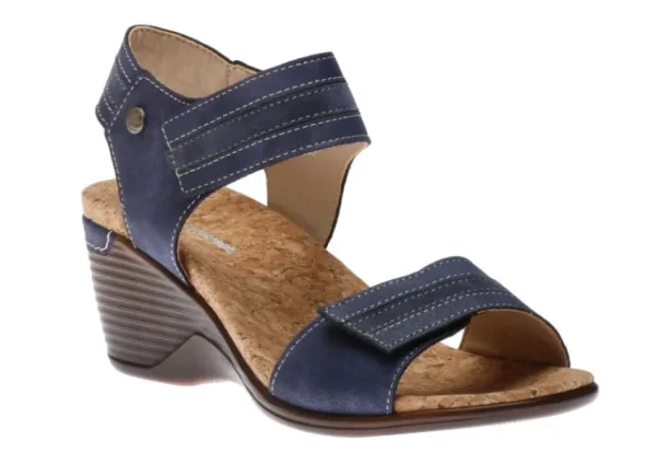 Romika Calgary 03 Blue Wedge Sandal | Women Women's Sandal