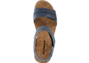 Romika Calgary 03 Blue Wedge Sandal | Women Women's Sandal