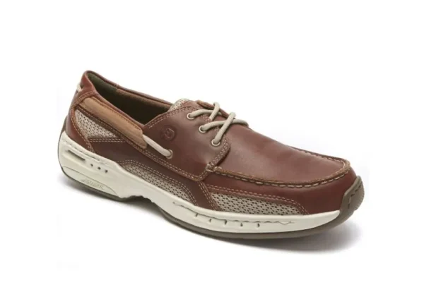 Dunham Captain Brown Leather Boat Shoe | Men's Casual