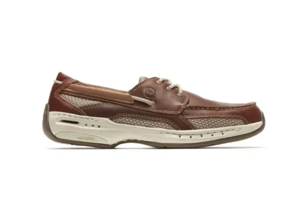 Dunham Captain Brown Leather Boat Shoe | Men's Casual