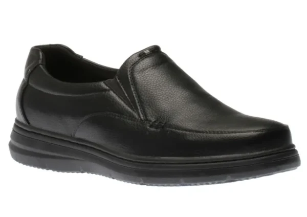 Collexion Italy Casual Slip On Black | Men's Casual