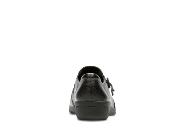 Clarks Cheyn Madi Black Leather Slip-On | Women Women's Casual