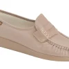 SAS Shoes Classic Mocha Leather Slip-On Loafer | Women Women's Casual