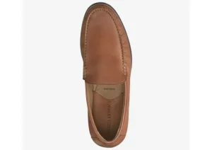 Johnston & Murphy Cresswell Cognac Brown Leather Venetian Loafer | Men's Dress Casual | Men's Dress