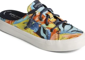 Sperry Crest Vibe Coral Floral Navy Multicolour Mule Sneaker | Women Women's Walking | Women's Clog