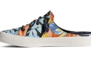 Sperry Crest Vibe Coral Floral Navy Multicolour Mule Sneaker | Women Women's Walking | Women's Clog