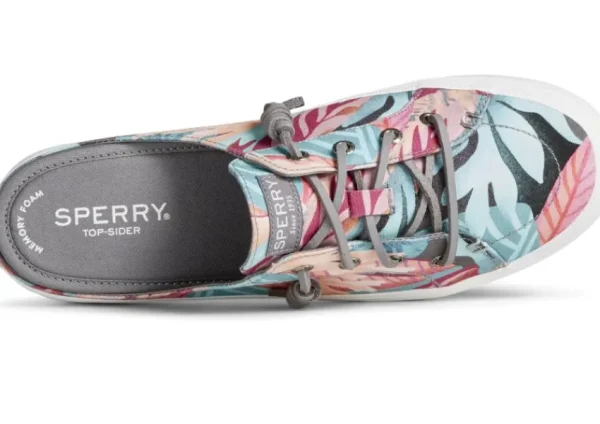 Sperry Crest Vibe Coral Floral Pink Mule Sneaker | Women Women's Walking | Women's Clog