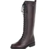 Remonte Cristallino Red Lace-Up Riding Boot | Women Women's Boot