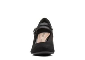 Clarks Dancer Reece Black Suede Mary Jane Pump | Women Women's Dress Boot