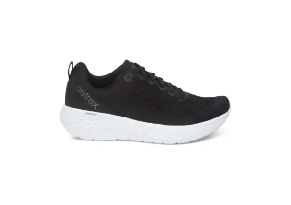 Aetrex Danika Black Wide | Women Women's Walking