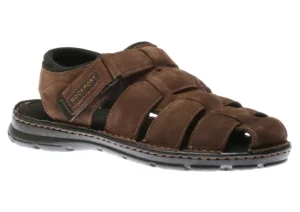 Rockport Darwyn Brown Leather Fisherman Sandal | Men's Sandal