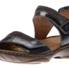 Josef Seibel Debra 19 Denim Blue Leather Sandal | Women Women's Sandal