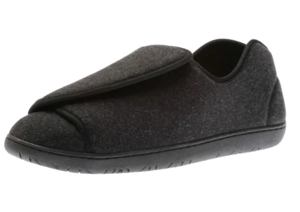 Foamtreads Doctor 2 Black Wool Slipper | Men's Slipper