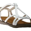 Naot Dorith White Leather Sandal | Women Women's Sandal