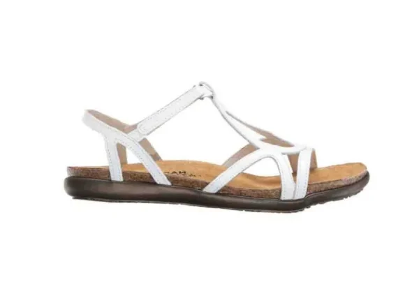 Naot Dorith White Leather Sandal | Women Women's Sandal